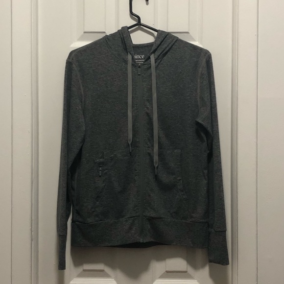 Quince Flowknit Ultra-Soft Performance Full Zip Hoodie - Picture 2 of 3